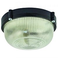 Светильник банный Элетех 1301 НПП 03-60-013 220В Е27 60Вт IP65 К/М/Черный 187х80мм картинка 